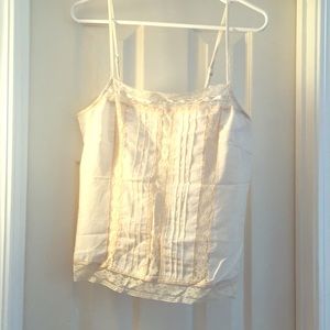 Lacy, antique white camisole